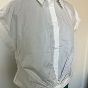 Lauren Ralph Lauren White Blouse, Women’s Size 16W, NEW, 100% Cotton, NWT